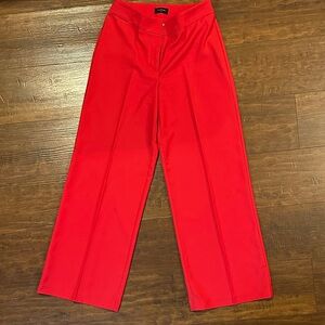 Tahari ASL Bold Red Trousers